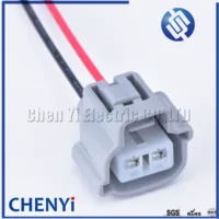Conector de luz de señal de giro con enchufe antiniebla automotriz hembra o macho de 2 pines con arnés de cables 90980-11019 para Toyota