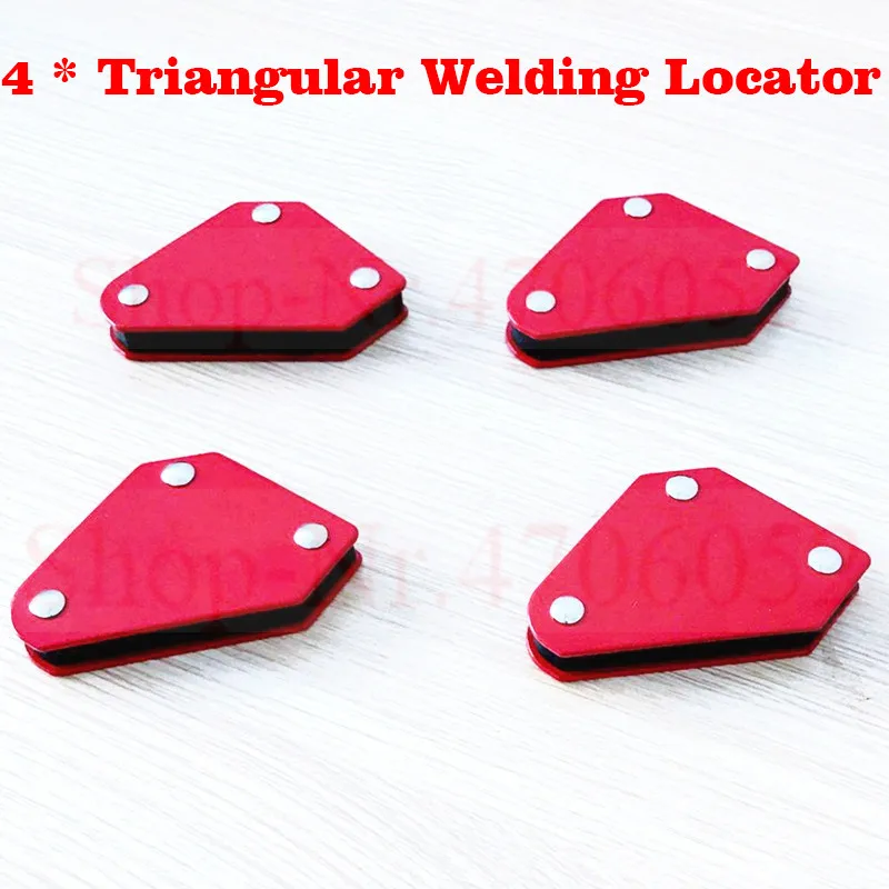 

4pcs/set Mini Triangle-Welding Positioner 9Lb Magnetic Fixed Angle Soldering Locator Tools Without Switch Welding Accessories