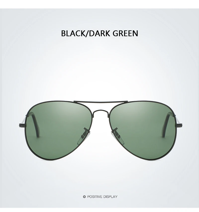Klassische Pilot Männer Sonnenbrille Polarisierte Vintage Metall Ray Sonnenbrille Frauen Spiegel Farben Fahren Männlich Shades UV400 – Detail 11
