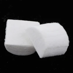 2 Pieces Wool Felt Dampening Pad Dampers Electric Drum Beater Heads