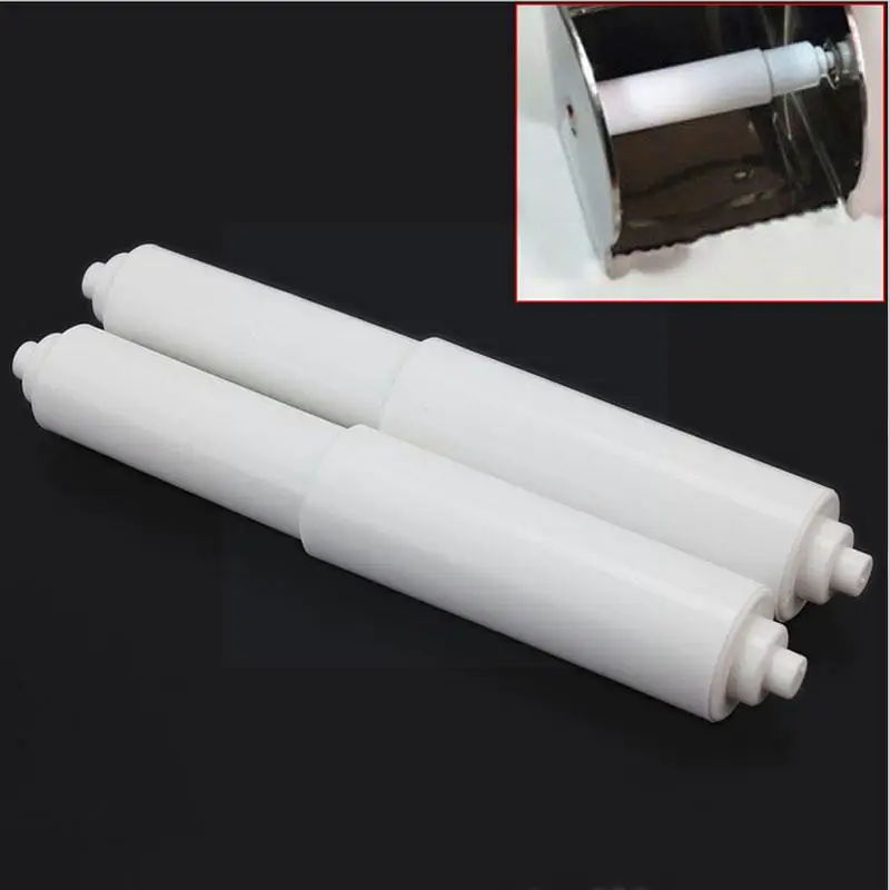 1pcs Stretch Toilet Roll Paper Shaft Flexible Plastic Insert Bathroom Accessories Holder For Home Spring Paper Roller