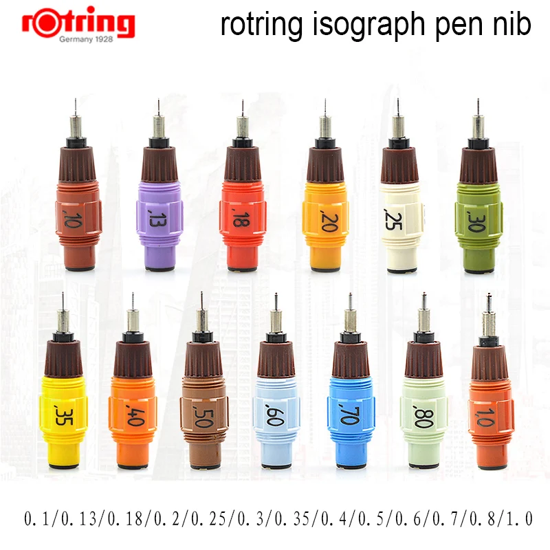 Rotring Isograph pen replacement nib 0.1mm-1.0mm  1piece