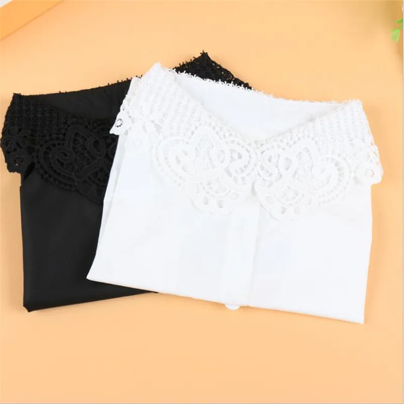 

Fashion Hollow Decoration Korean Wild Shirt Fake Collar Sweater Decoration False Shirt Fake Sweater Detachable Collars for Women