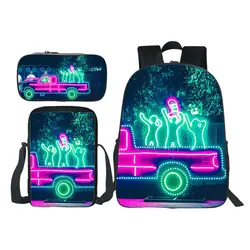 New Friday Night Funkin Mochilas Backpack Pencil Case School Bags Harajuku Boys Girls 3Pcs Set Kids Bookbags School supplies