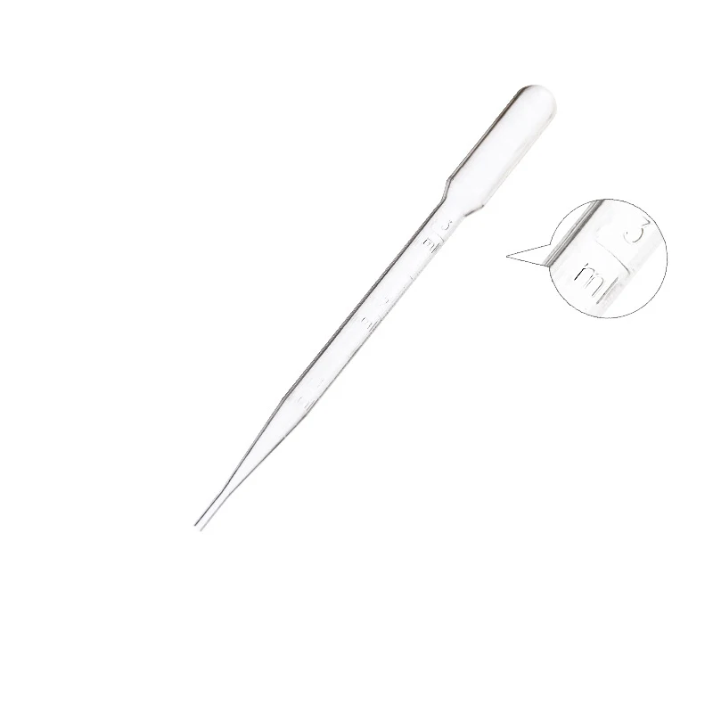 Goteros de plástico transparente, pipetas de epoxi de cristal DIY, herramienta práctica para hacer jabón artesanal, suministros de laboratorio, 3ml,