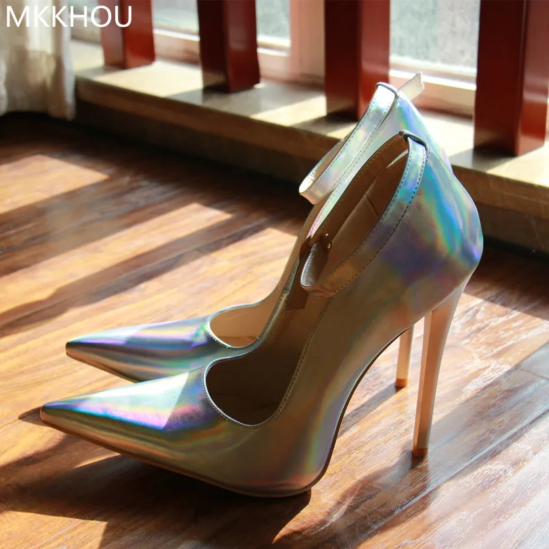 MKKHOU Fashion Single Shoes Women New Four Seasons Shoes High Heels Original Design Simple Yellow Pumps 15cm Sexy Ladies Shoes