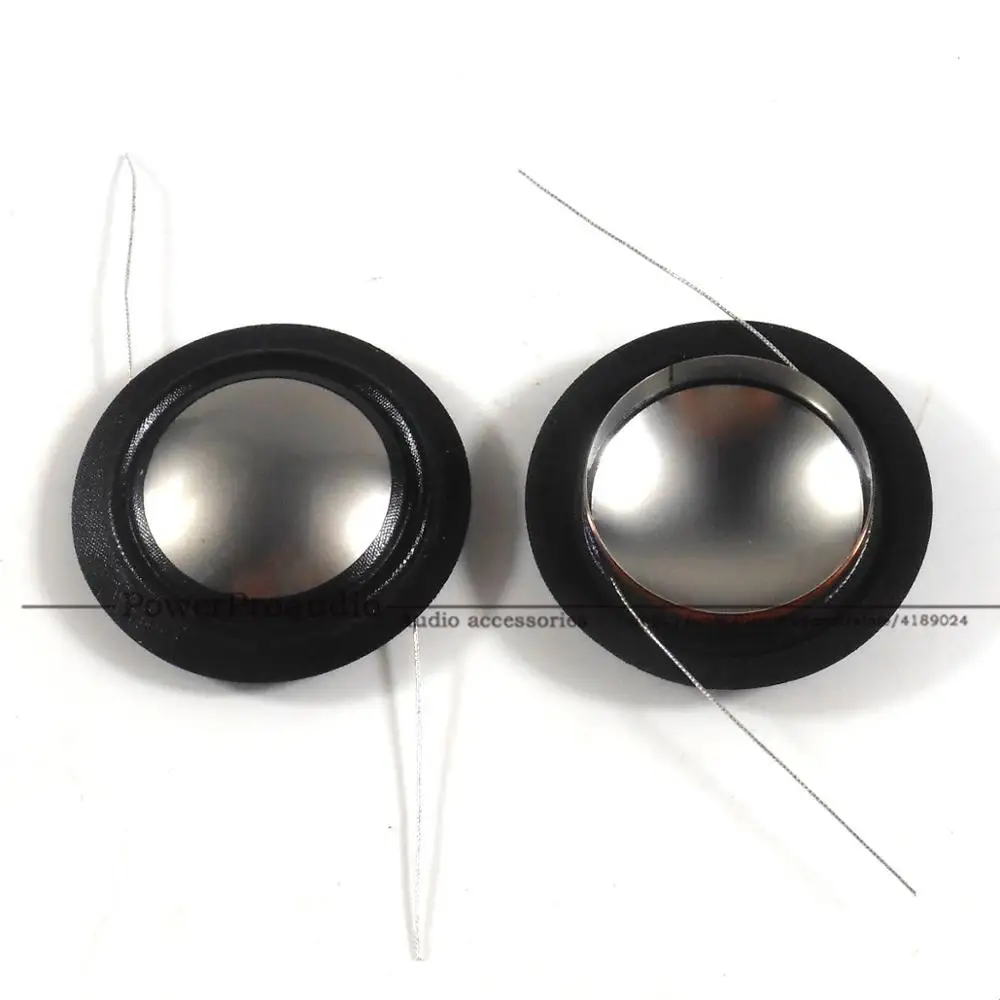 10pcs 25.9mm Tweeter Voice coil Titanium Film 8ohm Speaker Repair Parts 26 Core For B&W Speaker Copper Clad Aluminum Coil