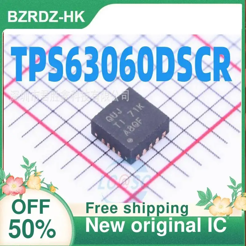 2-10ชิ้น/ล็อต TPS63060 TPS63060DSCR QUJ WSON10ใหม่ IC