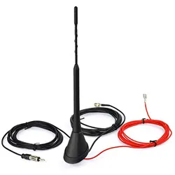 Car Antenna Built-in Amplifier For DAB/AM/FM Car Radio With 5m Extension Cable Car Antenna Radio Walkie Talkie