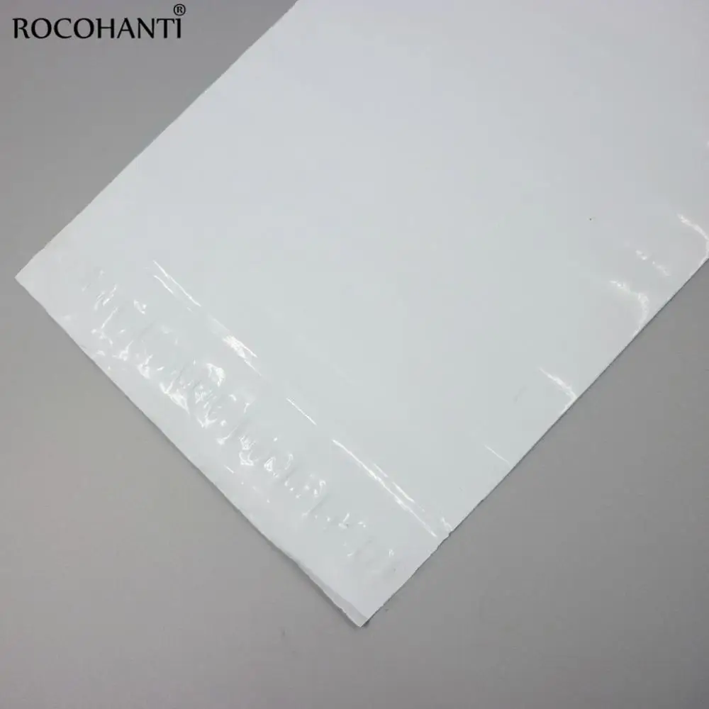 20Pcs White Self Adhesive Small Envelopes Plastic Courier Mailing Bag Poly Shipping Mailers for Jewelry Packaging Verzendzakken