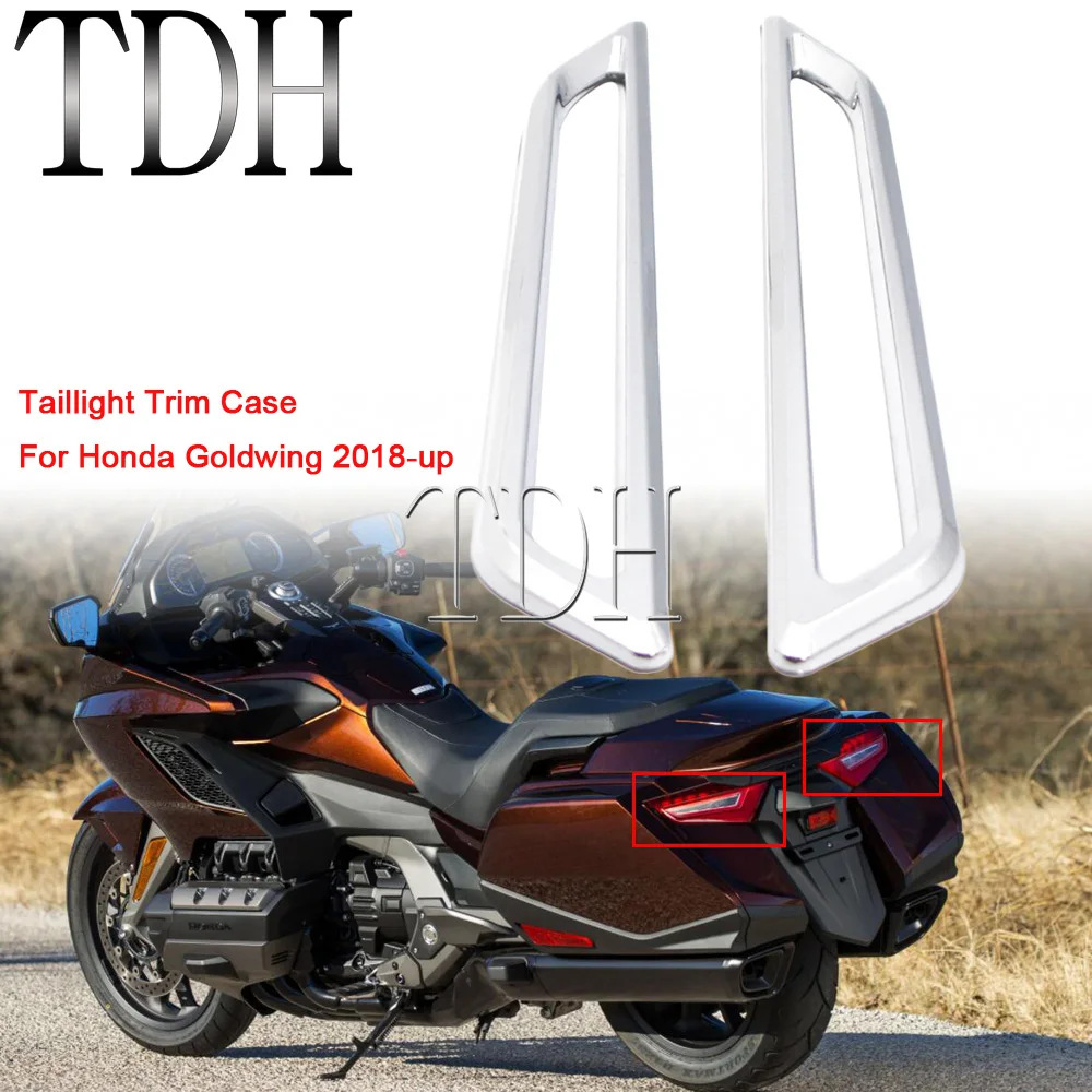 Motorcycle Taillight Trim Case Turn Signal Light Decorative Chrome For Honda Goldwing GL1800 Tour DCT Airbag 20182019 2020 2021