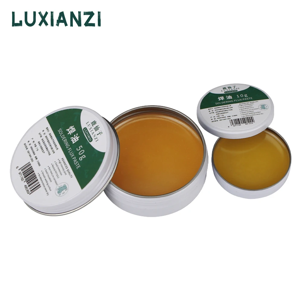 LUXIANZI 10/50g No-Clean Solder Paste For PCB BGA IC Parts Rework station Repair Tools High Purity Welding Flux For soldering