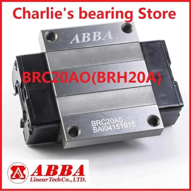 

1pc 100% brand new original genuine ABBA linear guides BRC20AO(BRH20A) flanged bearing slider