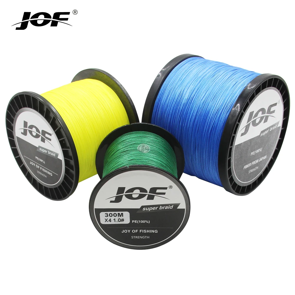 

JOF High Quality 300M 500M 1000M Fishing Line Super Strong Japan 4 Strands Monofilament Carp Fish Accessories