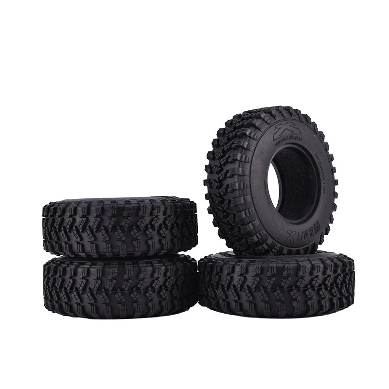4Pcs AUSTAR AX-8020 1.9 Inch 105mm Rubber Rocks Crawler Tires Tyre for 1/10 Traxxas Redcat SCX10 AXIAL RC4WD TF2 RC Car