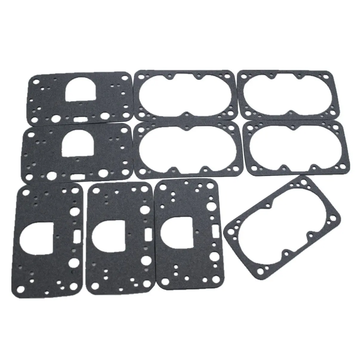 5 Pcs Float Bowl and Metering Block Gaskets for Holley QFT AED 390-1050 Double Pumper 2 Circuit Carburetors