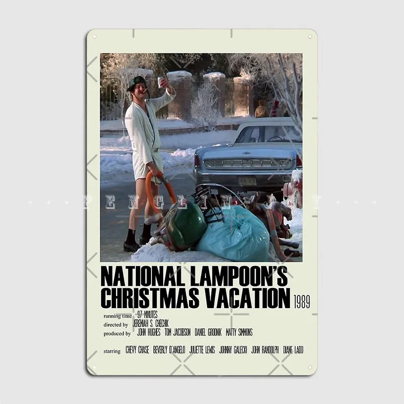 National Lampoon’S Christmas Vacation Alternative Metal Sign Wall Pub Party Create Plates Tin Sign Posters