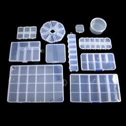 1-5pcs Multisize Plastic Storage Box Compartment Adjustable Container for Sewing Embroidery Cases plastics Boxes Container Tools