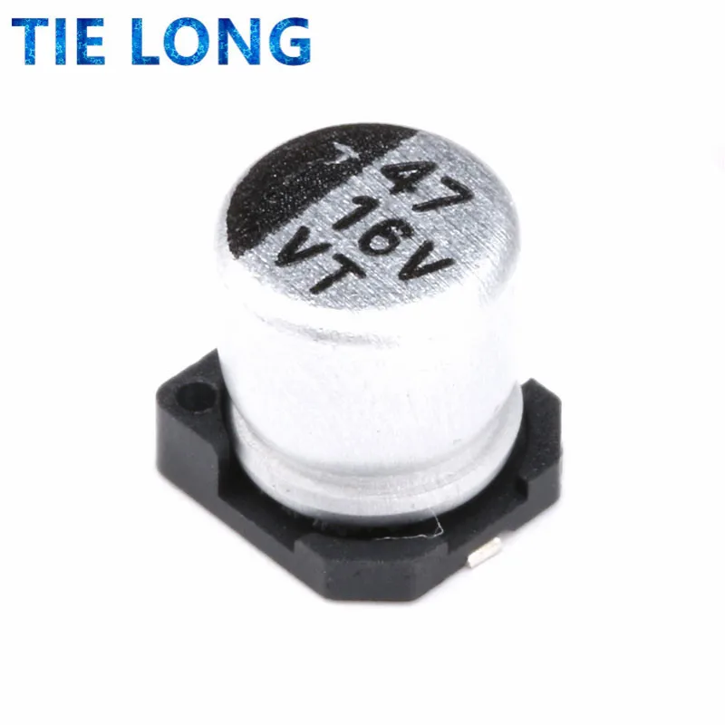 10pcs SMD Electrolytic Capacitor Aluminum 6.3V 10V 16V 25V 35V 50V 1UF 2.2UF 4.7UF 10UF 47UF 100UF 220UF 330UF 470UF 1000UF