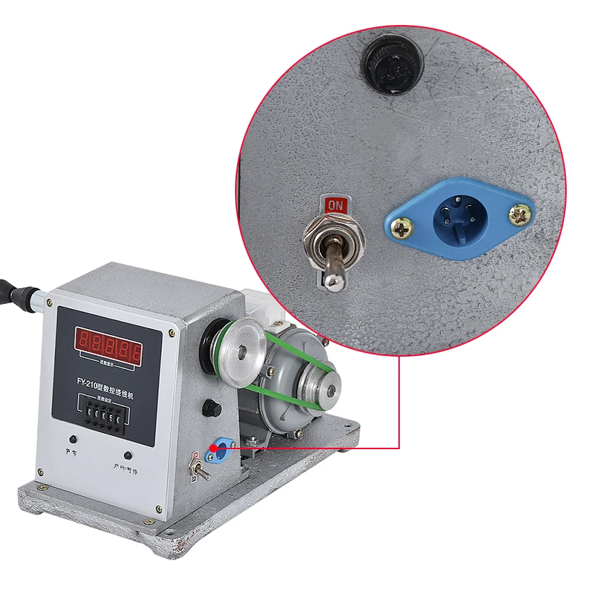새로운 도착 FY-210 CNC 권선 기계 전자 와인더, 세트 링 번호 자동 정지, 권선 기계 220V 120W 0.025-0.8mm
