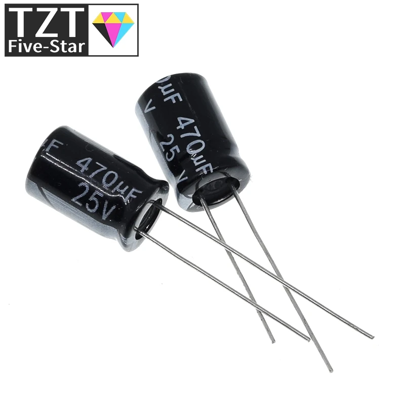 10/30 Stück Hochwertiger 25V470UF 8*12mm 470UF 25V 8*12 Elektrolytkondensator – Detail 3