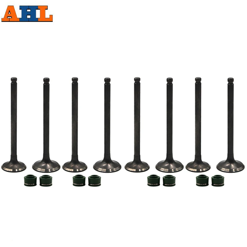 AHL 8pcs INTAKE EXHAUST VALVES VALVE STEM SEALS For HONDA MC15 MC20 MC29 VT250 VTZ250 MC33 oil seal