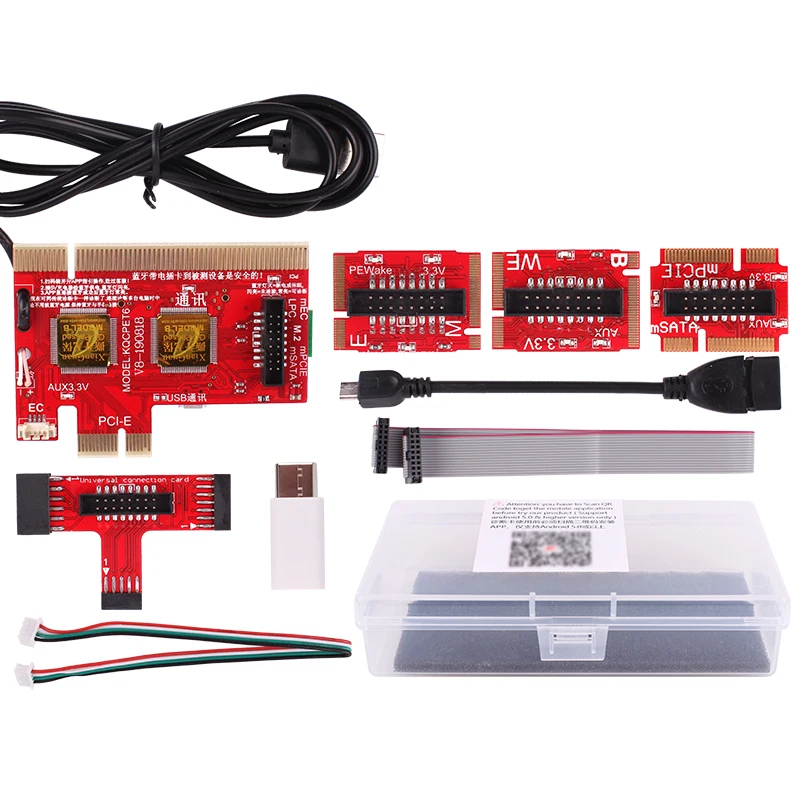 Desktop 4-bit Computer Diagnostic Card PCI Motherboard Test Card Four-bit Eight-light Mainboard Failure Detection Card
