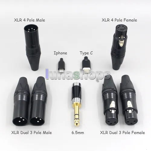 Imagen 2 del producto Cable de auriculares 16 Core 99% 7N OCC para Hifiman Sundara Ananda HE1000se V2 HE6se V2 V3 he400se Arya He-35x Edition XS LN006747