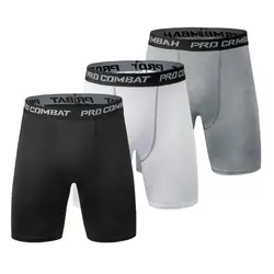 Pantalones cortos deportivos de secado rápido para hombre, Shorts ajustados para correr