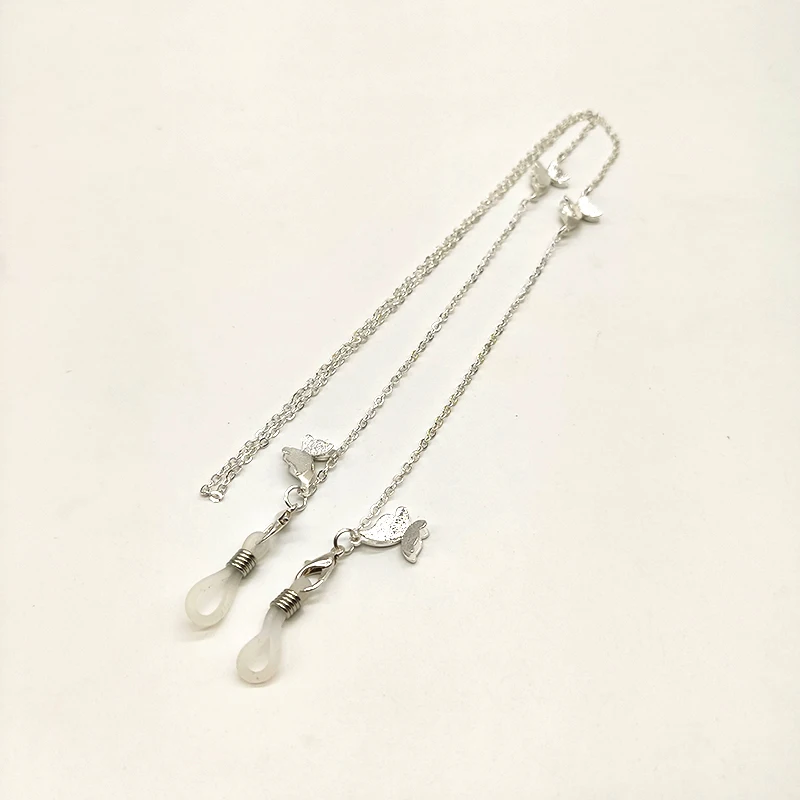 Women Eyeglass Chain Butterfly Charm Pendant Sunglass Holder Strap Eyewear Retainer Necklace