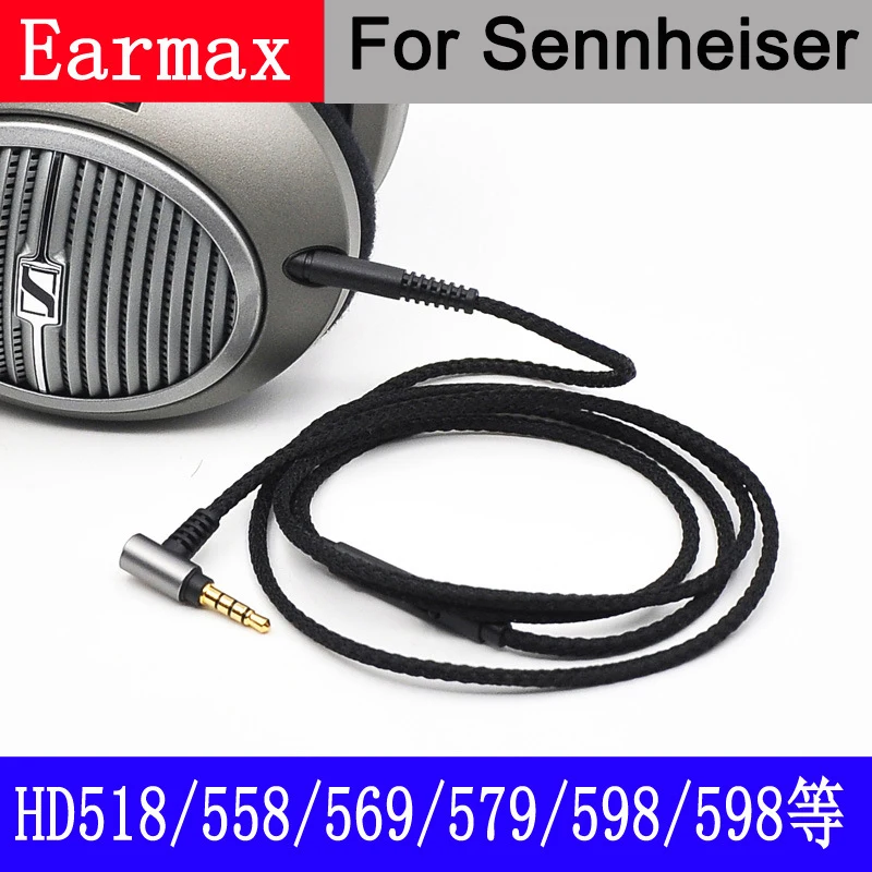 New upgrade cable For Sennheiser hd598 / hd558 / hd518 / hd598 CS / hd599 / hd569 / hd579/2.20s 2.30i 2.30g headset audio cable