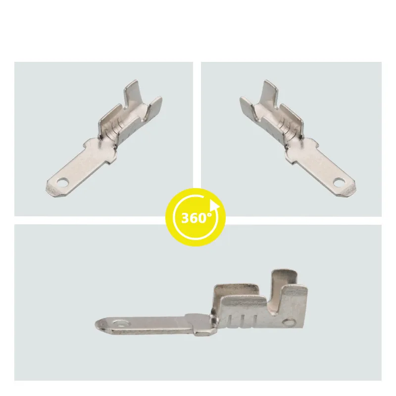 50/100pcs Male Crimp terminal Connector 2.8 Car Speaker Electric Wire Connectors DJ610B-2.8A