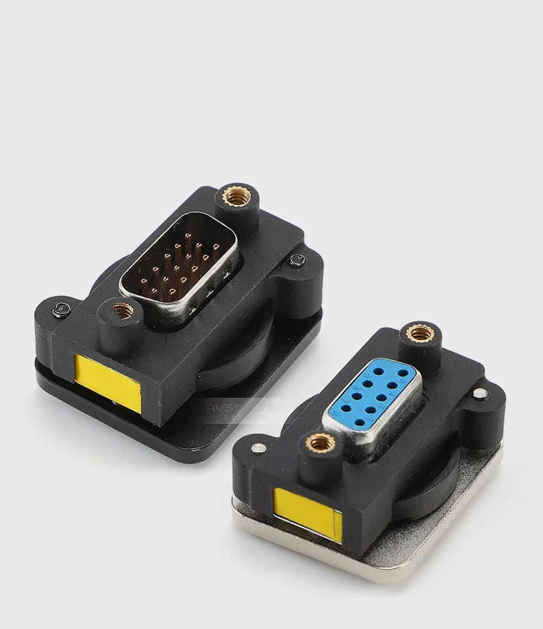 10 шт., разъем типа D DB15 штекер-гнездо