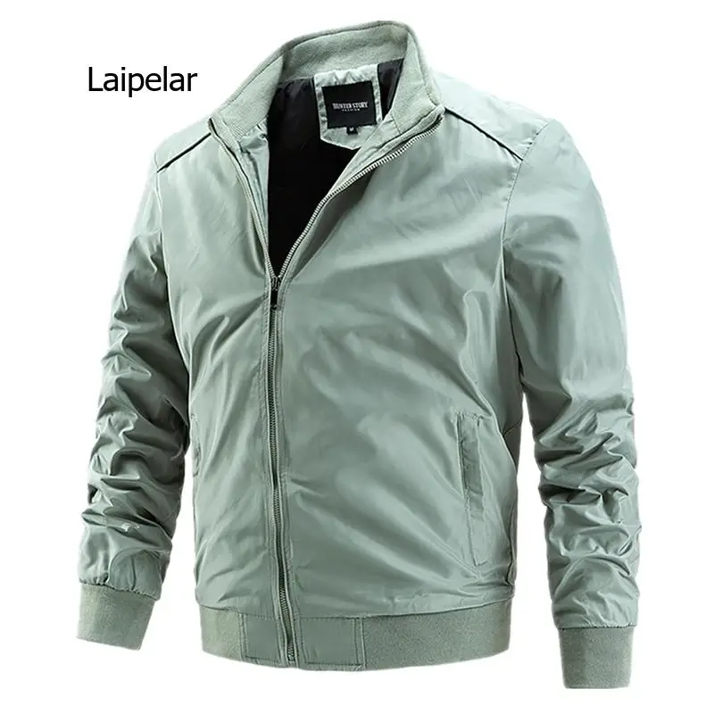 

New Autumn Winter Men's windbreaker Jackets Men Sports Casual Business Solid Simple Slim Fit Mens Jacket Men Clothing