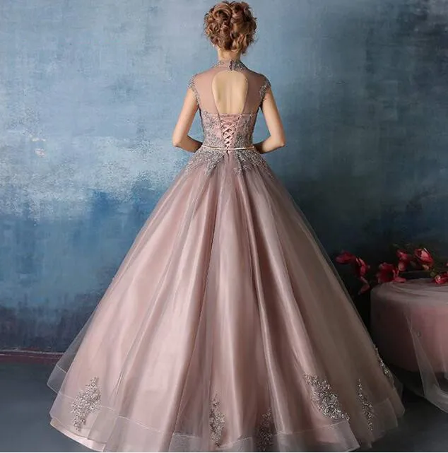 Vestidos de quinceañera, vestido de baile con cuentas de cristales para baile de graduación, baile de graduación, 16, 15 años