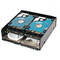 Bevigac – support de montage de disque dur HDD SSD de 5.25 à 3.5 pouces, accessoires internes de plateau de convertisseur