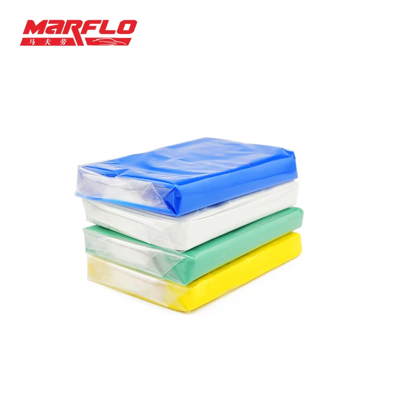 Marflo 100g Car Wash Mud Magic Clay Bar blocco di dettagli automatici per la pulizia degli strumenti di rondella per la cura della vernice