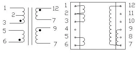 EC28 High Frequency Transformer, Flyback Transformer, Output Voltage 12V 6A Ferrite Transformer