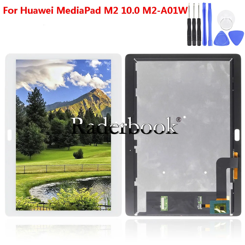 

10.1' Inch'' LCD Display + Touch Screen Digitizer Glass Assembly For Huawei M2-A01W Tablet Pc Parts