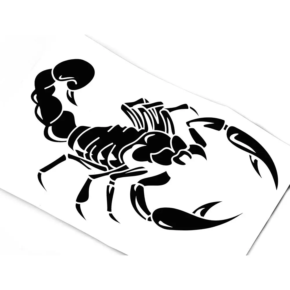 30cm Cute 3D Scorpion Car Stickers Auto Styling Vinyl Decal Sticker For Cars Accessories Decoration Dropship