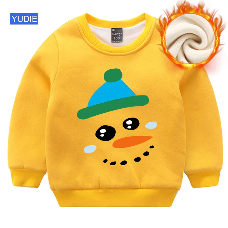 

Children Christmas Hoodie Children Clothing Boys Sweater Toddler Fall Clothes Holiday Gift Baby Girl Winter Sweatshirt Snowman