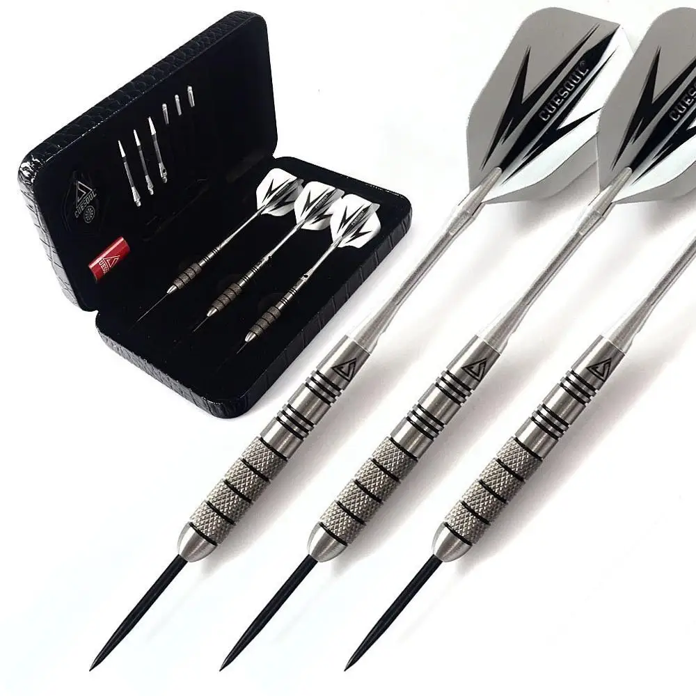 

CUESOUL 95% Tungsten Steel Tip Darts with 6pcs Aluminum Shafts -30g/28g/26g/25g/24g/22g