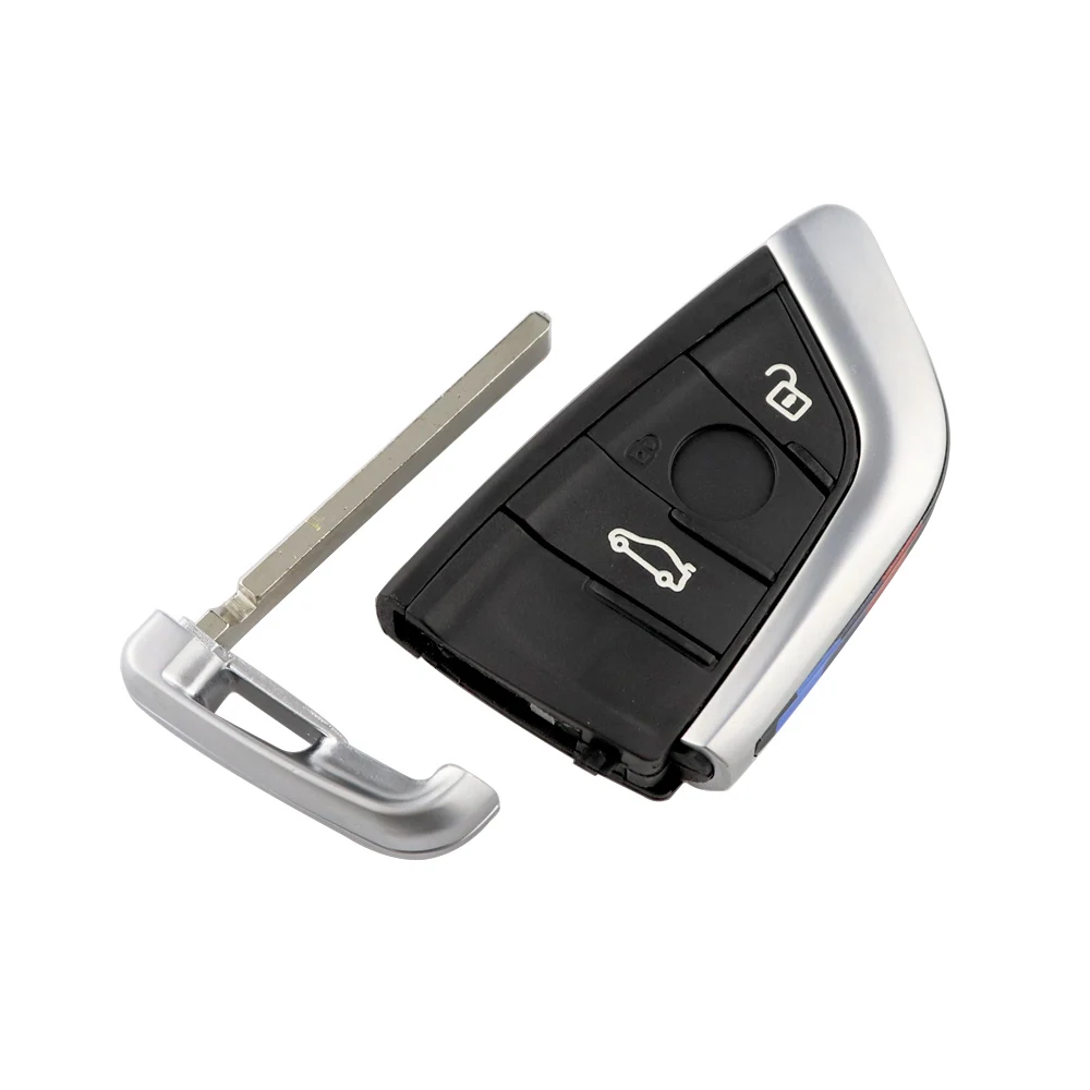 YIQIXIN Remote Smart Card Key 3/4 pulsanti Shell Case per BMW 1 2 3 4 5 6 7 Series X1 X3 X5 X6 X5M X6M F Class Fob Insert Blade