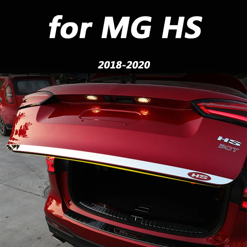 

Для MG HS 2018 2019 2020 аксессуары для украшения интерьера автомобиля, патч для багажника из нержавеющей стали