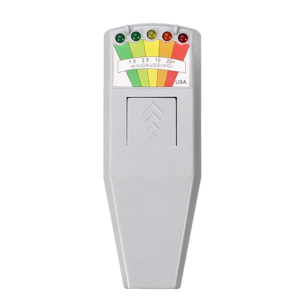 KII K2 Electromagnetic Field EMF Gauss Meter Ghost Hunting Detector Portable EMF Magnetic Field Detector 5 LED Gauss Meter