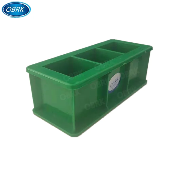 Factory Directly Supply Plastic Concrete 50mm Cube Three Gang Test Molds