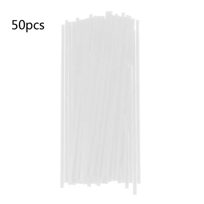 50Pcs 20cmx4mm Fiber Sticks Diffuser Aromatherapy Volatile Rod for Home Fragrance Diffuser Home Decoration   K1AD