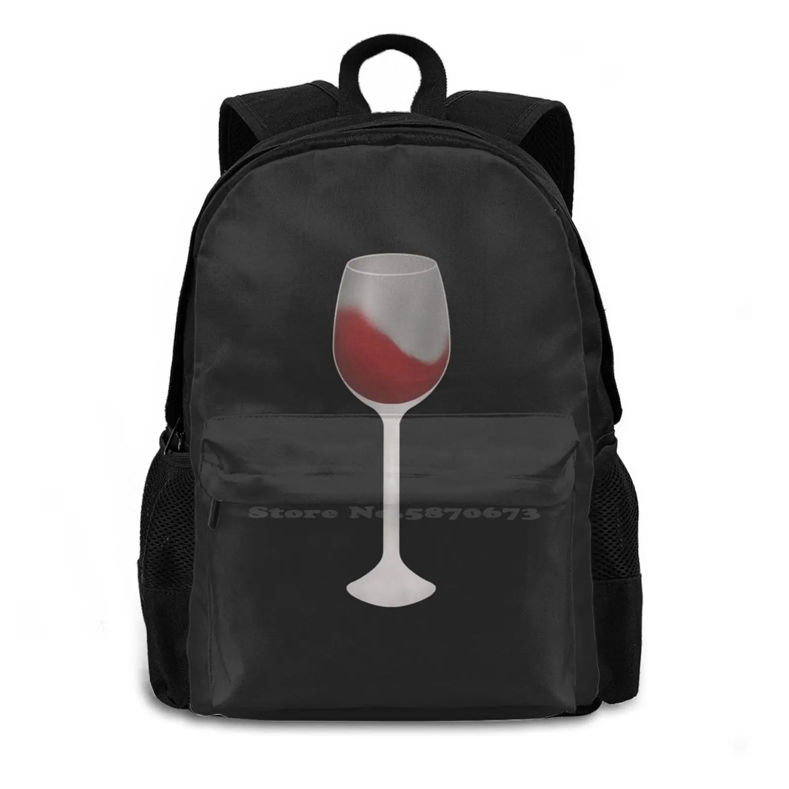 Wine Glass Bag Backpack For Men Women Girls Teenage Liquid Wine Glass Red Wine