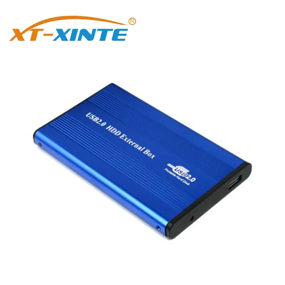 

XT-XINTE USB 2.0 Notebook IDE Port Hard Drive Disk Enclosure Case External 2.5 inch HDD Box Caddy Aluminum for Laptop Computer