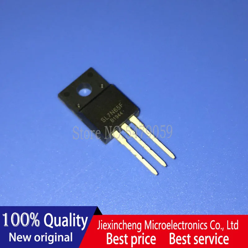 10PCS SL7N65F 7N65KL-TF3-T LND5N65B SPC9N50G SPC7N65G KNF4660A TO220F MOS transistor Neue original